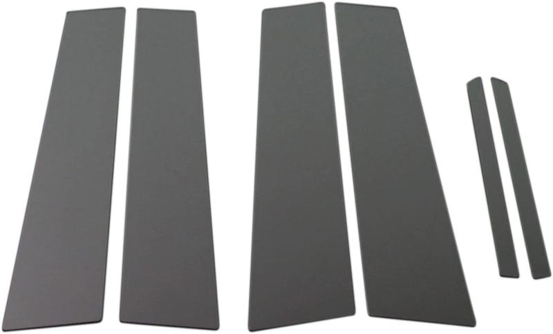 BRIGHTZ マークII 110 115 超鏡面ステンレスブラックメッキピラーパネル バイザー有用 6PC 【 PIL－BLA－333 】 GX110 GX115 JZX110 JZX115 GX JZX X110 X 115 マーク II 2 マーク