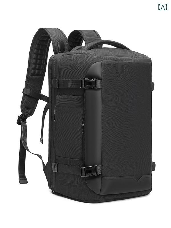 メンズ 商行為うしろ側容器に並べる ナイロン製 大静電容量 20-35L 16in 万覚え帳マイコン相応う 押しひろげる能力のある 商行為 旅する用 ショルダーバッグ 背嚢 通い 普段使い走り 軽さ 純色 黒いこと 夏 弧形肩帯 車縫線 科目 ポリエステル上昇限度 2025