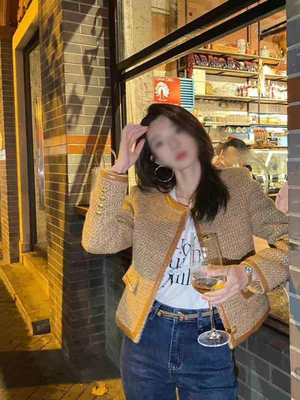 ジャケット レディース 丸首 ショート丈 ツイード 高級感 フランス風 きれいめ 通勤 お出かけ フォーマル|novolstore