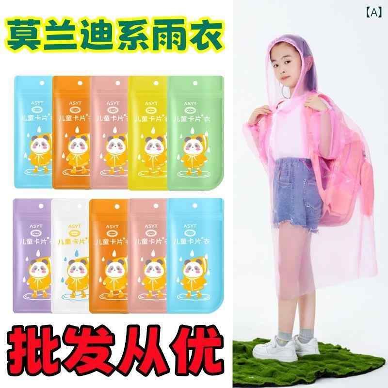 ちびっ子用 雨具 雨衣 雨合羽 朦々たる EVA原料品 ポンチョ 表現スタイル 長袖 体制取りまかなう 折りたたみ 持ちはこぶ 混色 自主独往荷造り 徒歩 山歩き 雨降り 出で立つ ちびっ子服 付属物 役立つこと性 耐久性 軽さ 安全性のある 日常使い走り 通い 授業時間 通学 室外 活動 雨打つ手
