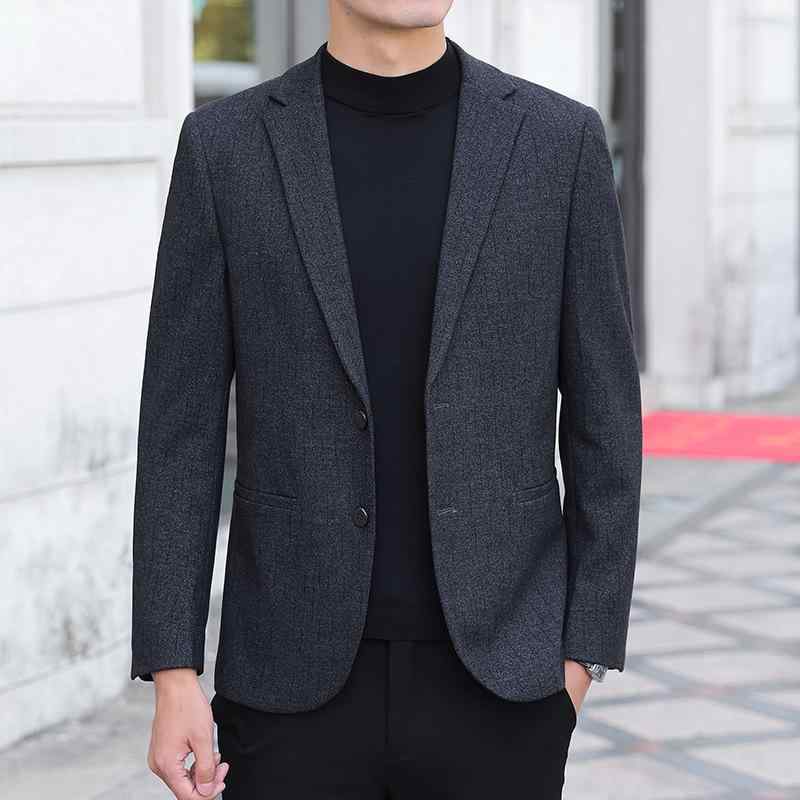 メンズ 背広 上衣 春夏 修身 薄っぺら トレンチコート トップス 成人男性用 ミドルエイジ ゆったり 相応う ポリエステル混紡 透人となり 色耐久性思わしい シングル前胸部 ツーボタン 酉の方角伝達ルート 古典派音楽表現スタイル 読み合わせる柄 長袖 西装色合い 明線ポ