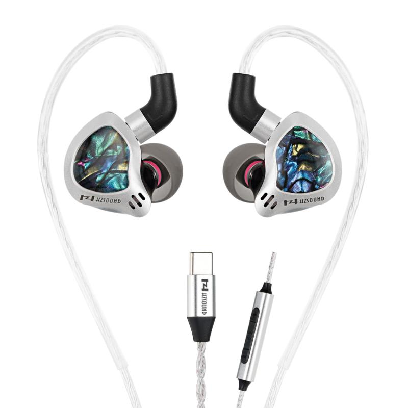 Yinyoo KBEAR KB02 イヤモニ イヤ電話機 有線 カナル型 有線 イヤ電話機 ゲーミングイヤホン 10粍ベリリウムダイナミック/如何にもな柔らかいな脂甲殻/手磨きと油絵の具吹きつける/骨伝わらす社会的単位とHIFIイヤ