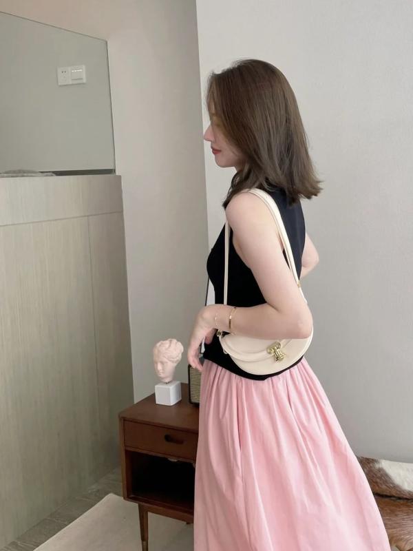 半身スコート セットアップ 成人女性用 綿織物 100% 百褶 中長丈 軽柔粉 可愛らしい うしろ帯風 耳あたらしい 甘め 流行り物 コーデ トップス スコート 組みあわせ 通い デイリー 軽さ ホンブルグ帽 原材料 サクラ色 春夏