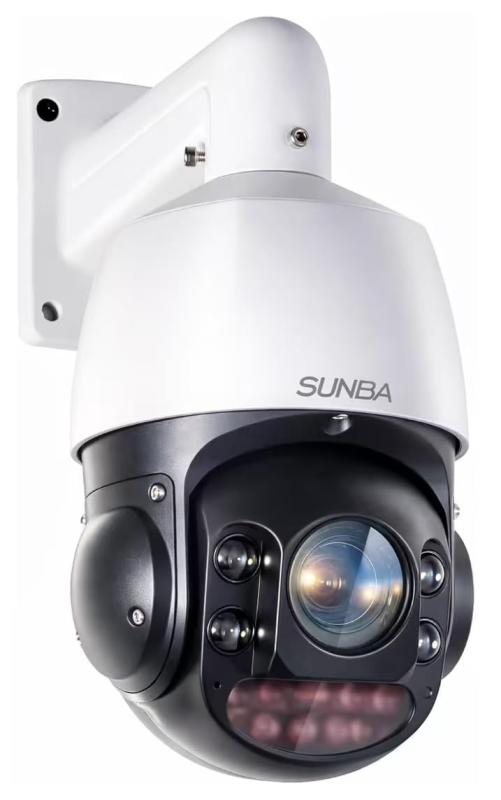 【SUNBA P425】屋外用防犯カメラ、PoE + 給電PTZカメラ屋外、25倍光学ズーム、5MP、AI 自動追跡、 IP66 防水、赤外線到達距離100メートル、ドームセキュリティカメラ｜novolstore