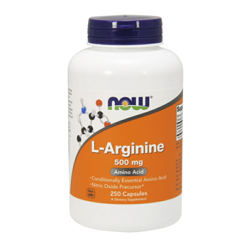 【NowFoods公式販売店】 L-アルギニン 500mg 250粒 カプセル ナウフーズ【Now Foods】L-Arginine  500mg 250 caps NOW FOODS JAPAN