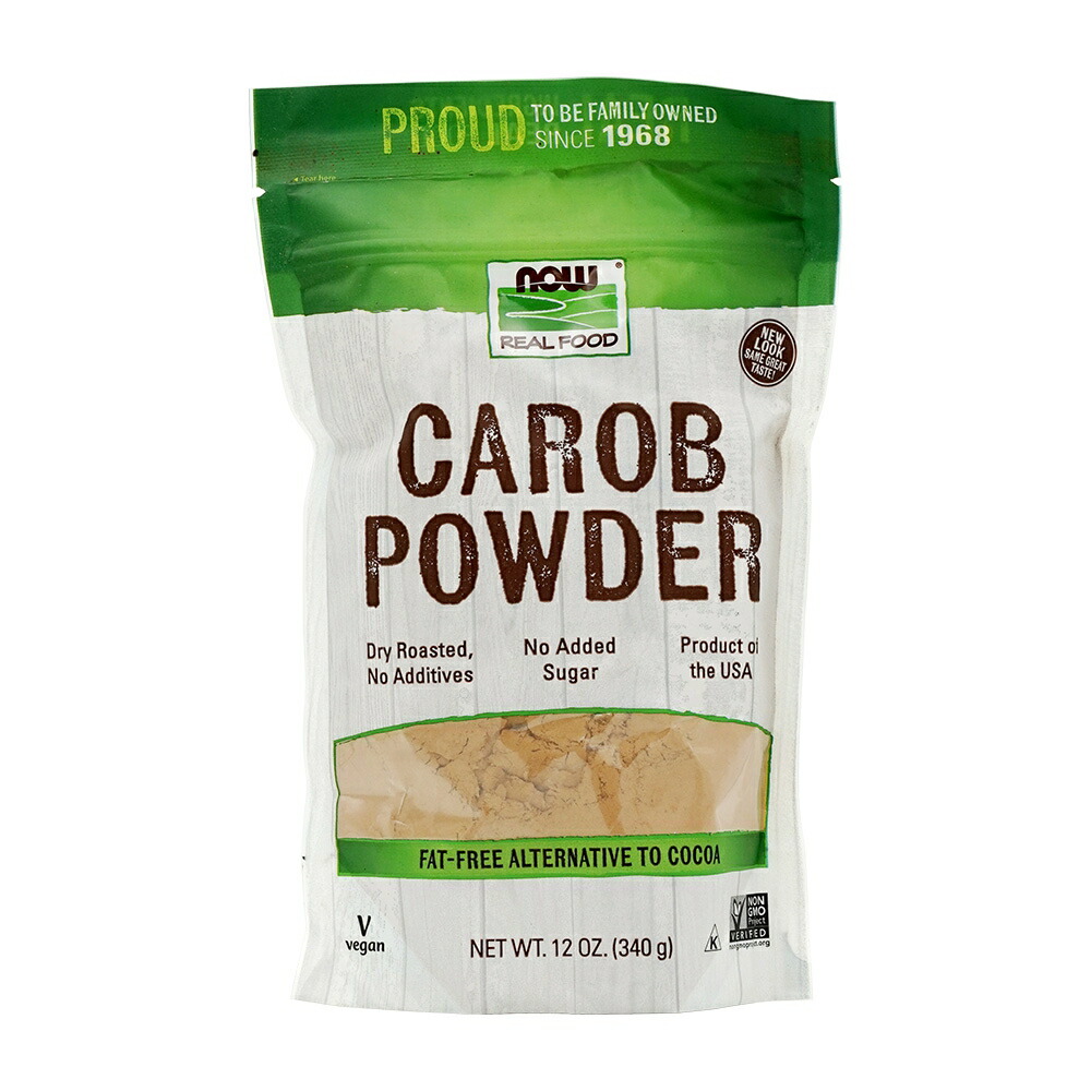 【楽天市場】★楽天Now Foods公式販売店★ リアルフード キャロブパウダー 340g ナウフーズ【Now Foods】Carob