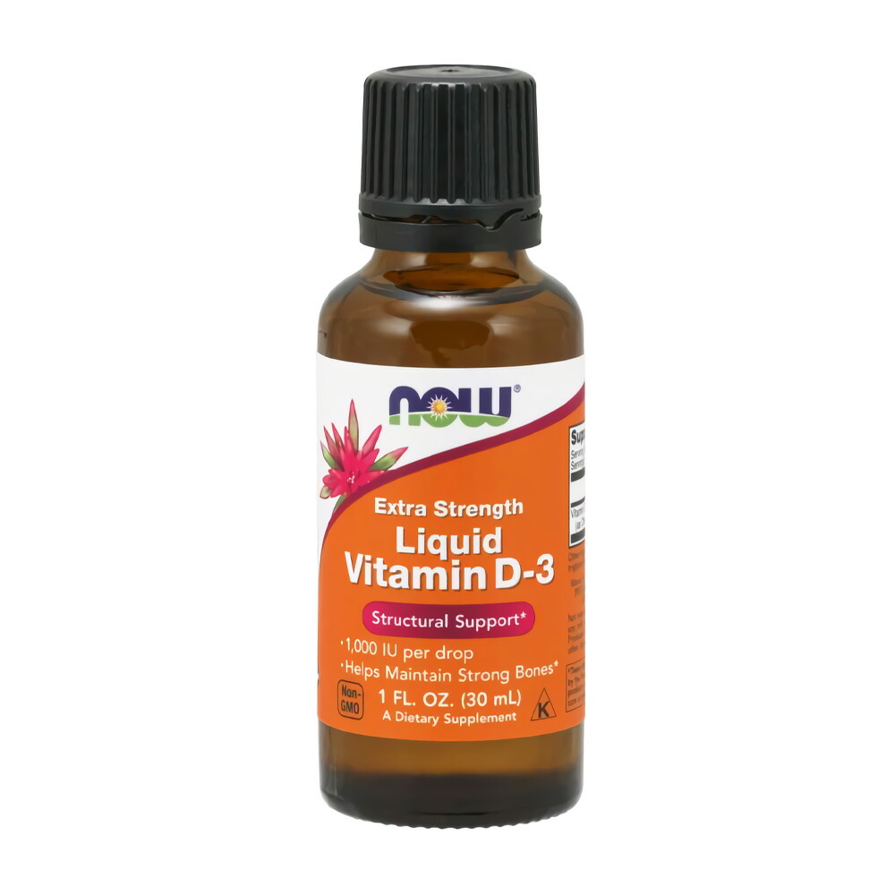 【楽天市場】★楽天Now Foods公式販売店★ リキッド ビタミンD3 1000IU 30ml 液体 ナウフーズ【Now Foods