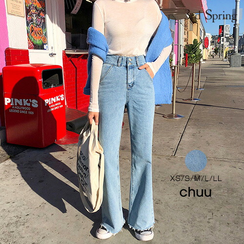 楽天市場 Chuu チュー 5kg Jeans Vol 115 6 30up Go 韓国 韓国ファッション マイナス5キロ 5kg ジーンズ デニム パンツ ブーツカット ハイウエスト パンツレディース ファッション 10 メール便不可 3rd Spring サードスプリング