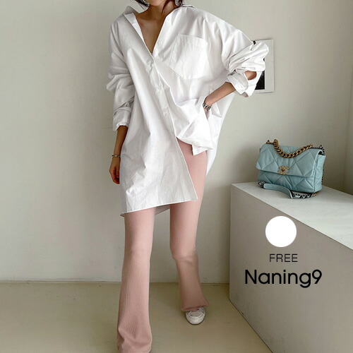 シャツ ブラウス 韓国ファッション Naning9 ナンニング オーバーシルエットロングシャツ 3 18up Go 韓国 レディース トップス 5 きれいめ 大人 夏 人気 春服 春 激安大特価