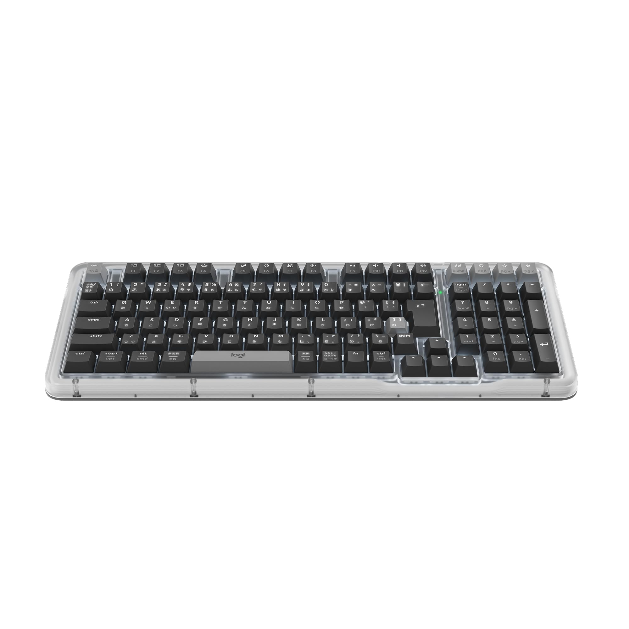 最安値傍若無人【掘り出し市】【極美品】ロジクール / logicool Alto Keys K98M 無線電話 力学的鍵盤 US申し合わせ テンキー付 日本語ステッカー付 うしろ側点火装置 Bluetooth Logi Bolt USB-C Windows Mac相応う 振りまわす吸い入れる屁っ放り毛布内蔵 黒鉛【並行輸入 引きうける付】