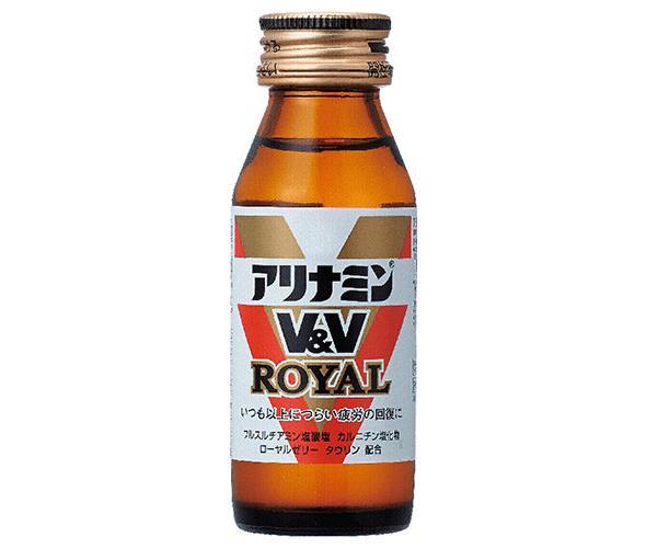アリナミン製薬 アリナミンV＆Vロイヤル 50ml瓶×50本入×(2ケース)｜ 送料無料 栄養補給 栄養ドリンク 31,002円