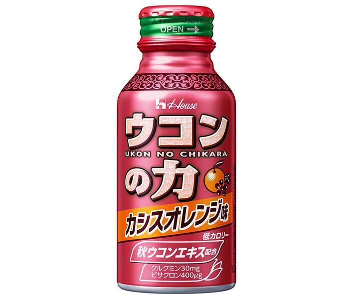 ハウスウェルネス ウコンの力 カシスオレンジ味 100mlボトル缶×60本入×(2ケース)｜ 送料無料 秋ウコン ビタミン 栄養