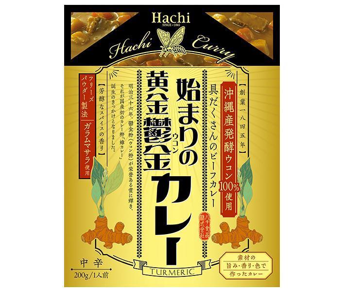 ハチ食品 始まりの黄金鬱金カレー 中辛 保存食 一般食品 送料無料 レトルト