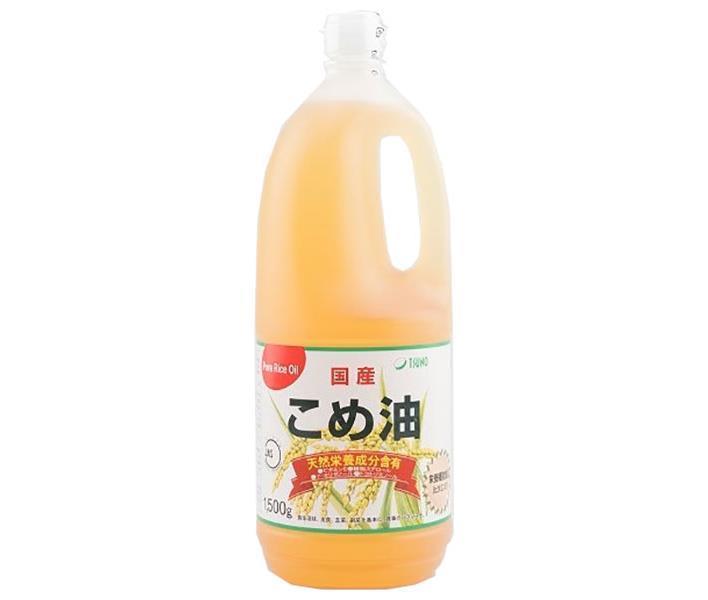 築野食品工業 こめ油 1500g×5本入｜ 送料無料 こめ油 栄養機能食品 ビタミンE 植物ステロール ポリボトル 5,211円