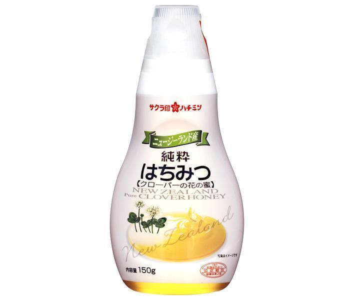 加藤美蜂園本舗 サクラ印 ニュージーランド産純粋クローバーはちみつ 150g×12本入｜ 送料無料 嗜好品 シロップ ハチミツ 蜂蜜