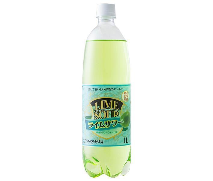 友桝飲料 ライムサワー 1Lペットボトル×15本入×(2ケース)｜ 送料無料 割り材 割材 炭酸 果汁 ライム