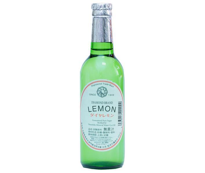 布引礦泉所 ダイヤモンドレモン 330ml瓶×24本入×(2ケース)｜ 送料無料 炭酸飲料 サイダー 瓶 ビン びん