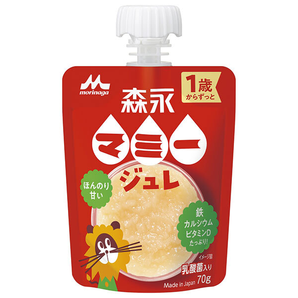 森永乳業 森永 マミー ジュレ 70gパウチ×24本入×(2ケース)｜ 送料無料 ゼリー飲料 パウチ カルシウム ビタミン マミー ジュレ ゼリー