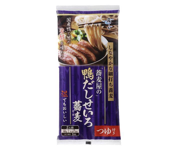 はくばく 蕎麦屋の鴨だしせいろ蕎麦 250g×10袋入×(2ケース)| 送料無料 一般食品 干しそば 調味料付き 2人前
