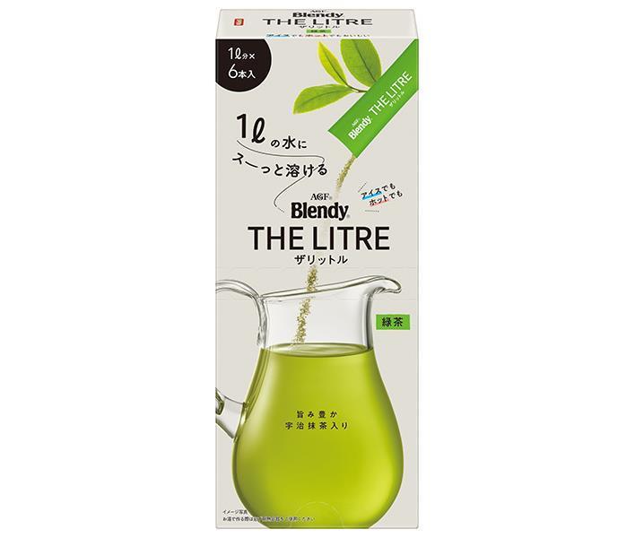 AGF ブレンディ ザリットル 緑茶 (8g×6本)×24箱入×(2ケース)| 送料無料 Blendy インスタント 嗜好品 茶|のぞみマーケット店