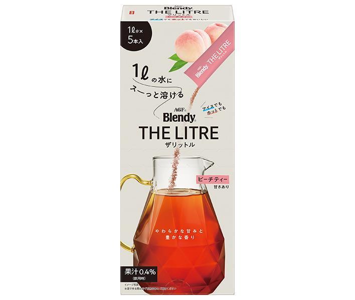 AGF ブレンディ ザリットル ピーチティー (13g×5本)×24箱入×(2ケース)| 送料無料 Blendy インスタント 嗜好品 紅茶|のぞみマーケット店