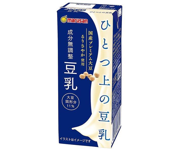 楽天市場】マルサンアイ ひとつ上の豆乳 成分無調整 200ml 紙パック 24
