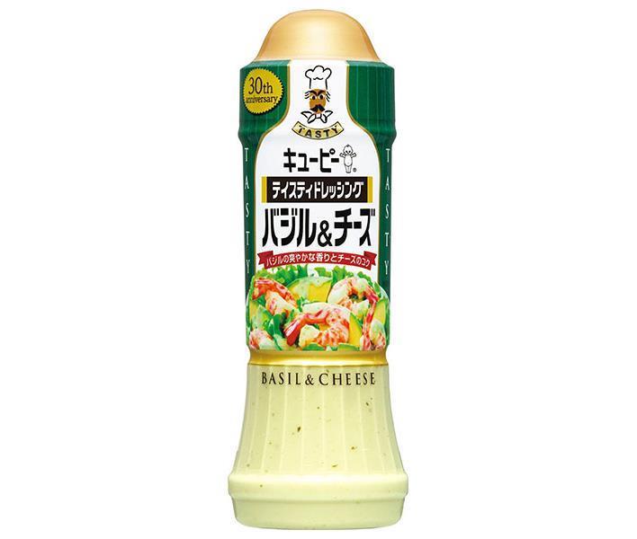 キューピー テイスティドレッシング バジル＆チーズ 210mlペットボトル×12本入×(2ケース)｜ 送料無料 調味料 ドレッシング PET