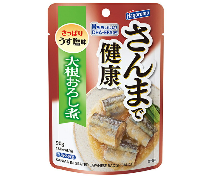はごろもフーズ さんまで健康 大根おろし煮 90gパウチ×12個入×(2ケース)｜ 送料無料 サンマ 和食 惣菜 さんま 大根 だいこん 煮つけ