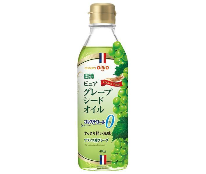 日清オイリオ ピュアグレープシードオイル 400g瓶×12本入×(2ケース)｜ 送料無料 油 あぶら オイル 調味料