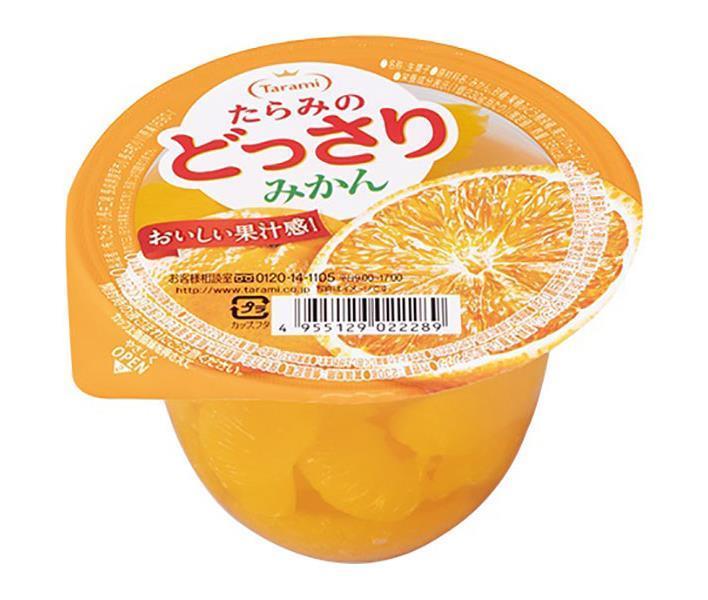 たらみ たらみのどっさり みかんゼリー 230g×24(6×4)個入×(2ケース)｜ 送料無料 ゼリー オレンジ フルーツ お菓子 おやつ