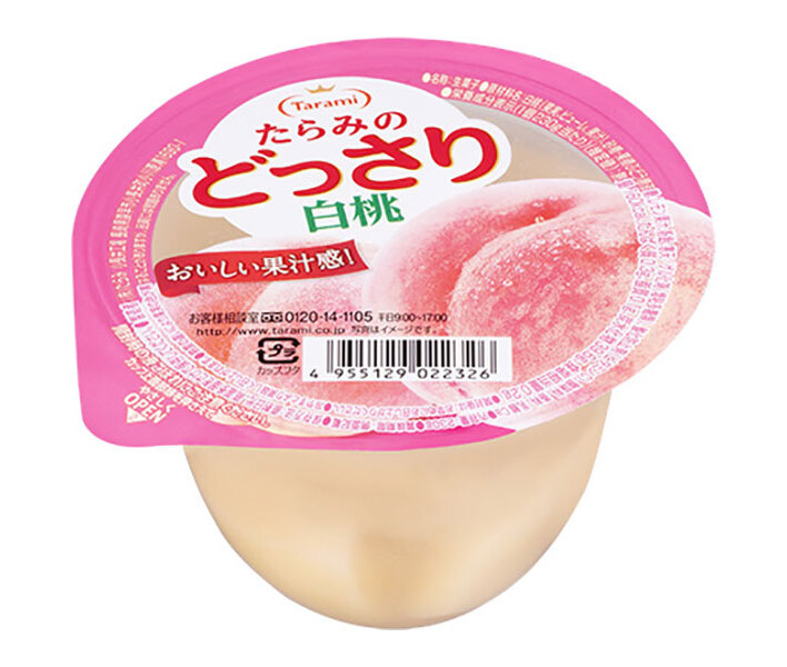 たらみ たらみのどっさり 白桃ゼリー 230g×24(6×4)個入×(2ケース)｜ 送料無料 ゼリー 桃 デザート お菓子 おやつ