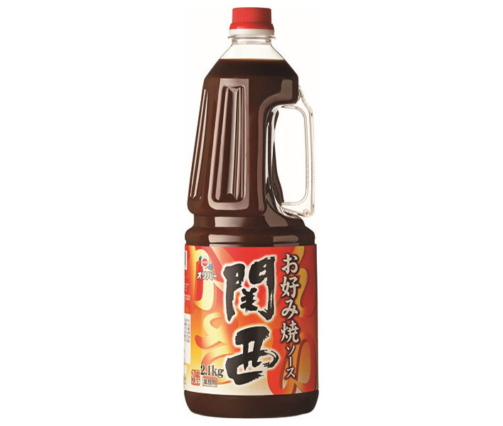 オリバーソース お好み焼ソース 関西 2.1kg×6本入×(2ケース)｜ 送料無料 調味料 ソース 業務用