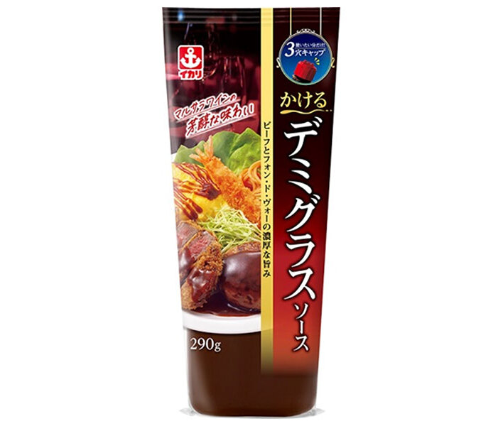 イカリソース かけるデミグラスソース 290g×10本入×(2ケース)｜ 送料無料 一般食品 調味料 ソース