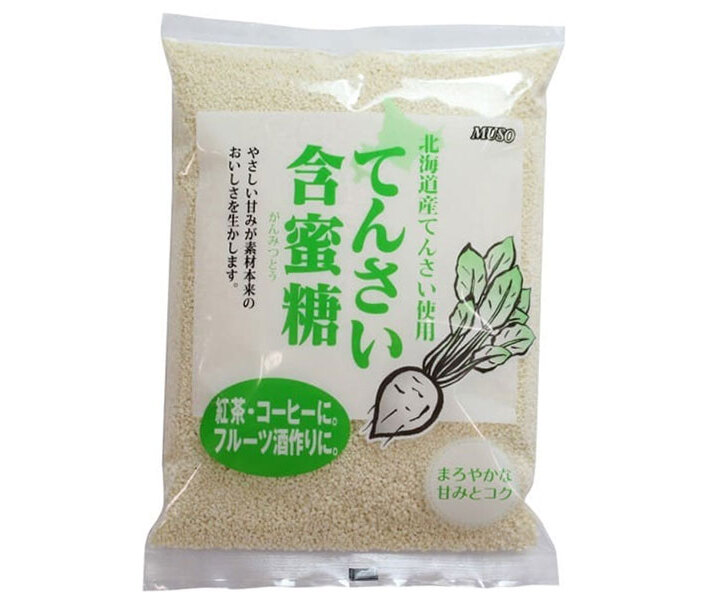 ムソー てんさい含蜜糖 500g×20袋入×(2ケース)｜ 送料無料 調味料 てん菜 砂糖 シュガー