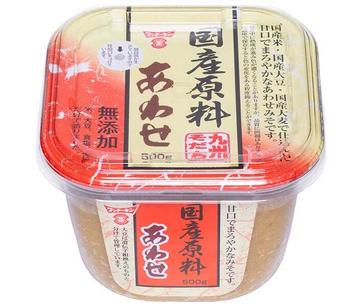 当店在庫してます！ 楽天市場】フンドーキン 500g×6個入×(2ケース 麦 国産原料 味噌