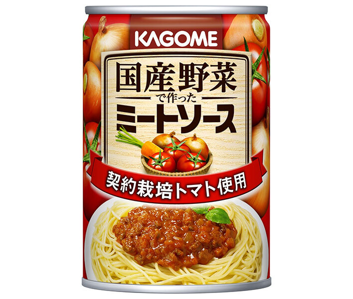 カゴメ 国産野菜で作ったミートソース 295g缶&times;24(12&times;2)個入&times;(2ケース)｜ 送料無料 ミートソース パスタソース 缶｜のぞみマーケット店