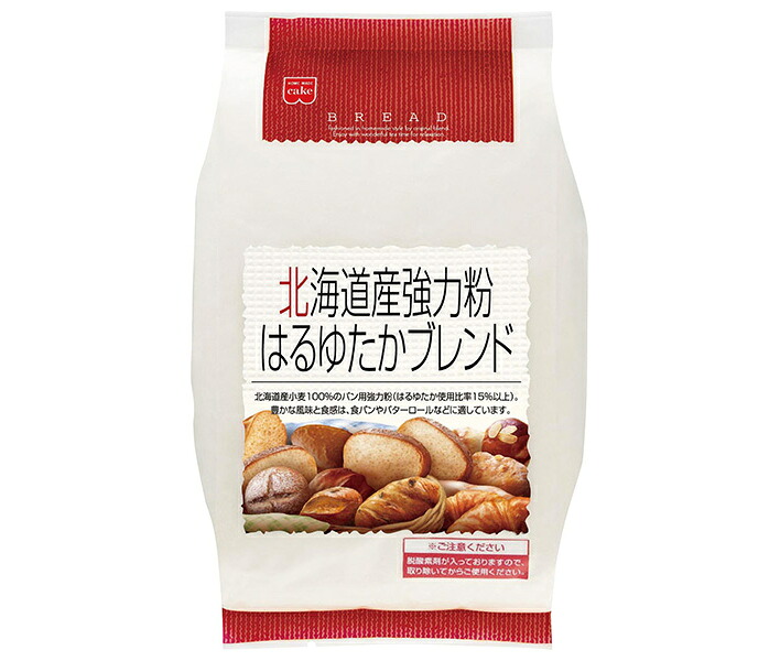 共立食品 北海道産強力粉 はるゆたかブレンド 600g&times;6袋入&times;(2ケース)｜ 送料無料 国産小麦 パン 製菓材料 菓子材料｜のぞみマーケット店
