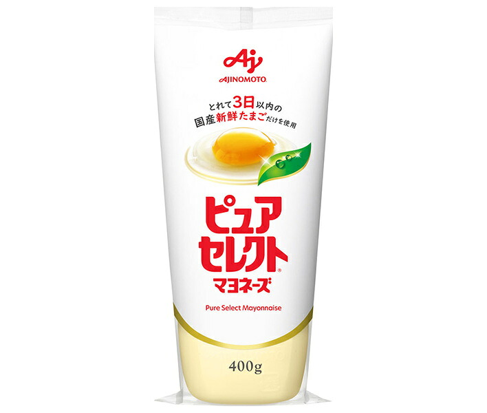 味の素 ピュアセレクト マヨネーズ 400g×30本入×(2ケース)｜ 送料無料 調味料 食品 マヨネーズ