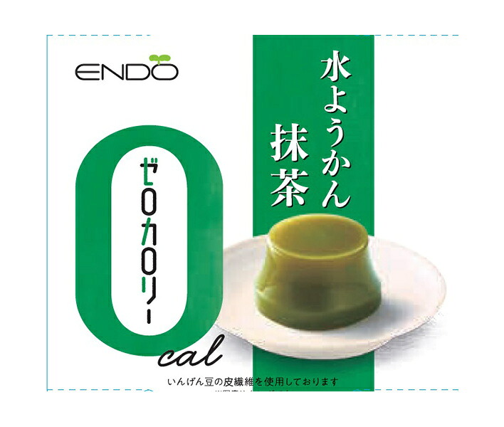 遠藤製餡 ゼロカロリー 水ようかん 抹茶 90g×24個入×(2ケース)｜ 送料無料 和菓子 水羊羹 餡子 カロリーゼロ 5,149円