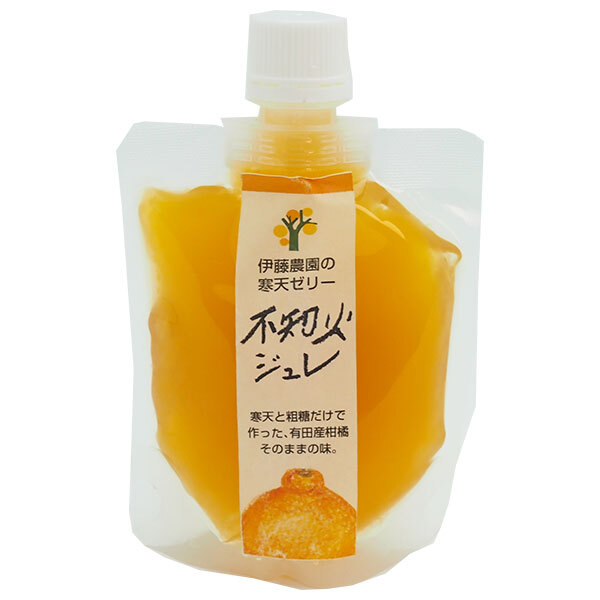 伊藤農園 ピュアフルーツ寒天 不知火ジュレ ドリンクタイプ 150g×15個入×(2ケース)｜ 送料無料 ジュレ フルーツゼリー みかん 不知火 100%ピュアジュース パウチ