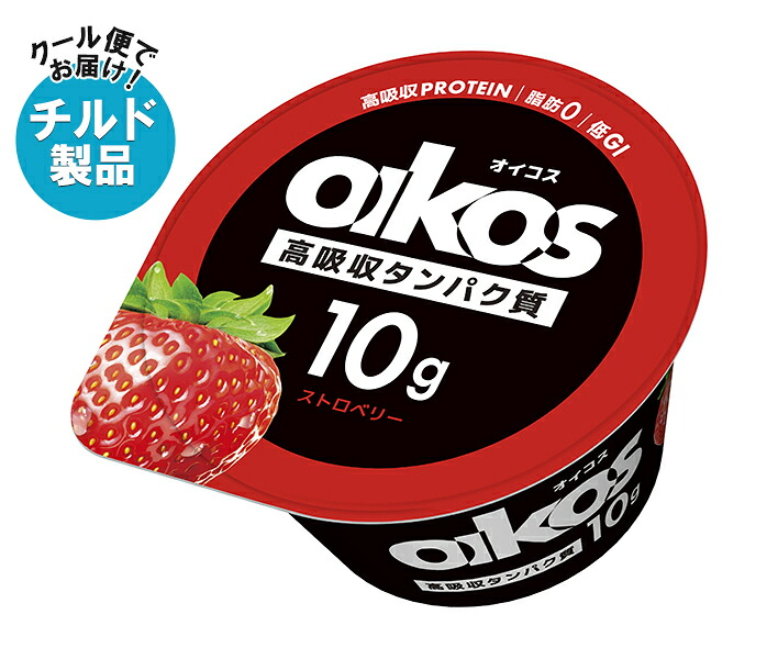 ダノンジャパン ダノンオイコス 脂肪0 ストロベリー 113g×12個入×(2ケース) チルド 冷蔵品| 送料無料 ダノン ヨーグルト オイコス いちご ダノンヨーグルト