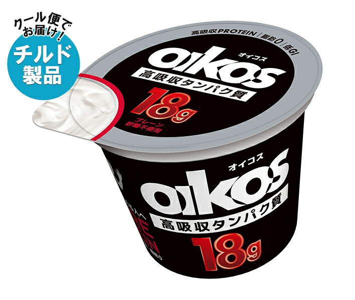 ダノンジャパン ダノンオイコス 脂肪0 プレーン・砂糖不使用 170g×12個入×(2ケース) チルド 冷蔵品｜ 送料無料 ダノン ヨーグルト オイコス 砂糖不使用 ダノンヨーグルト
