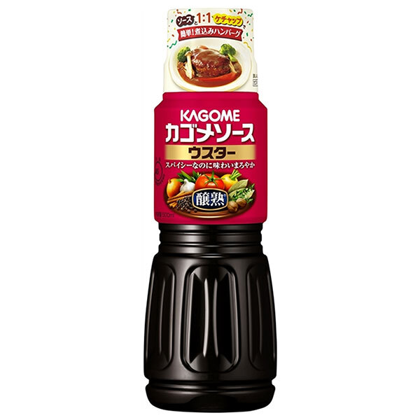 カゴメ 醸熟ソース ウスター 500ml&times;20本入&times;(2ケース)｜ 送料無料 一般食品 調味料 ソース｜のぞみマーケット店
