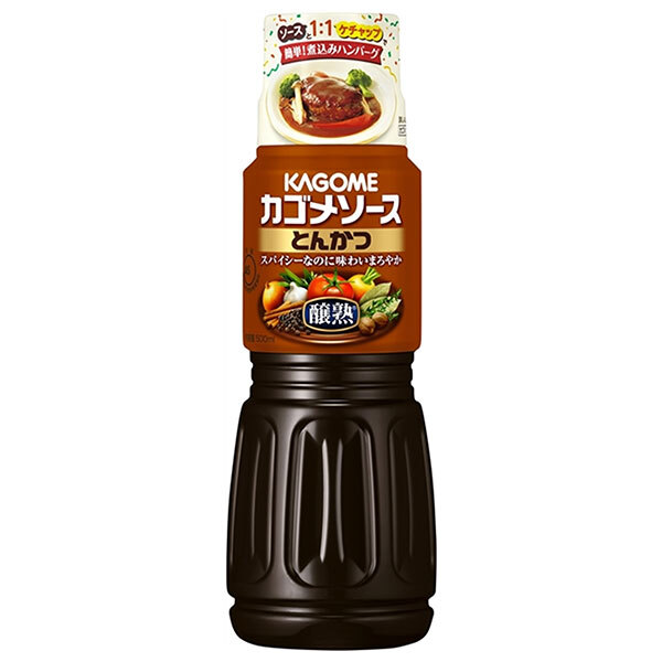 カゴメ 醸熟ソース とんかつ 500ml×20本入｜ 送料無料 一般食品 調味料 ソース