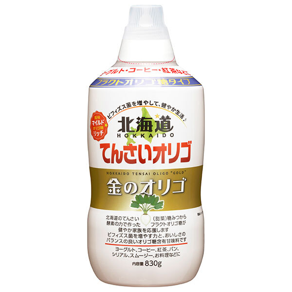 加藤美蜂園 北海道てんさいオリゴ 金のオリゴ 830g×6本入×(2ケース)｜ 送料無料 嗜好品 シロップ 甘味料 ラフィノース オリゴ糖分