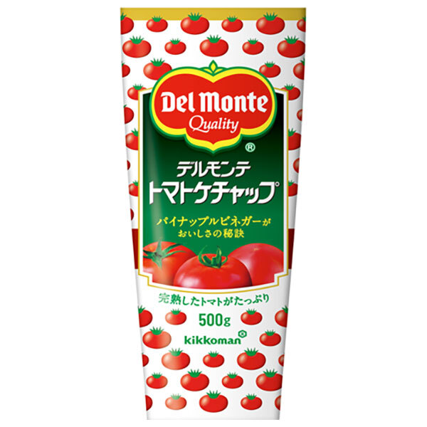 デルモンテ トマトケチャップ 500g×20本入×(2ケース)｜ 送料無料 一般食品 調味料 とまと ケチャップ