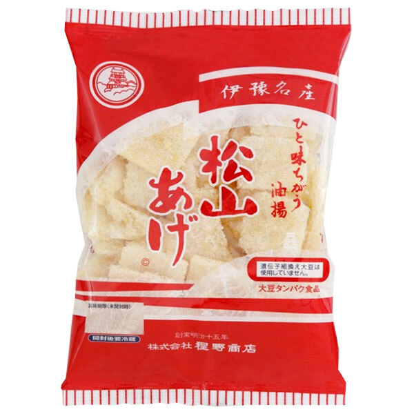 程野商店 松山あげ きざみ 45g×10袋入×(3ケース)｜ 送料無料 油揚 あぶらあげ 油抜き不要
