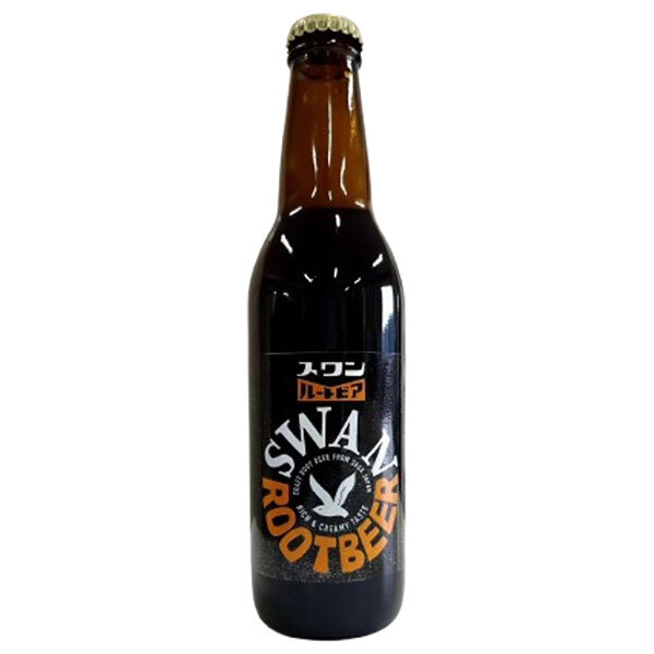 友桝飲料 スワンルートビア 315ml瓶×24本入×(2ケース)｜ 送料無料 炭酸 瓶 ROOT BEER