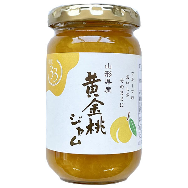 伊豆フェルメンテ 山形県産 黄金桃ジャム 180g×12個入｜ 送料無料 フルーツ 果物 ジャム ピーチ
