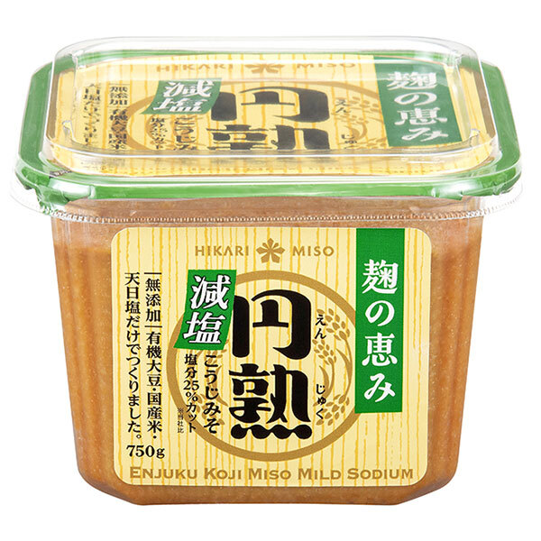 楽天市場】こだわってます 750g（×8個）ひかり味噌 有機JAS認証